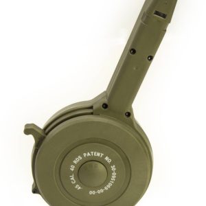 .45 ACP 40rd Drum for Glock Double-Stack Pistols - OD GREEN
