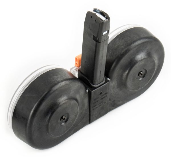 Glock compatible 9mm Dual Drum 100Rd - Image 4