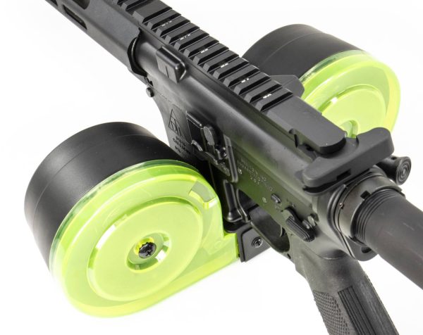 AR-15 .223/5.56 100rd Drum - Neon Green - Image 2