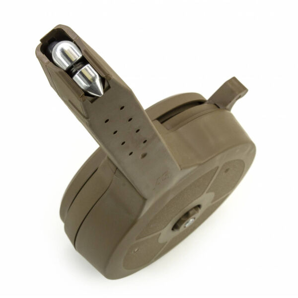 GLOCK Compatible .45 Cal 40rd Drum - Desert Tan - Image 2