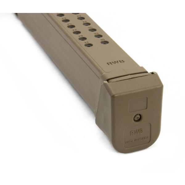 Glock compatible 9mm 33rd Tan Magazine - Image 2