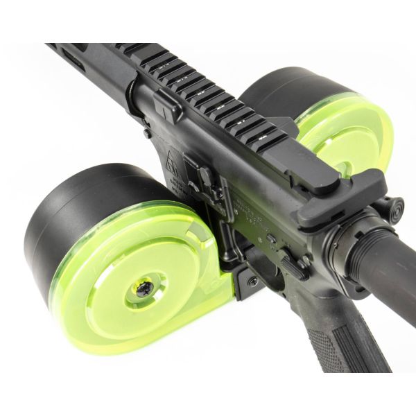 AR-15 .223/5.56 100rd Drum - Neon Green - Image 2